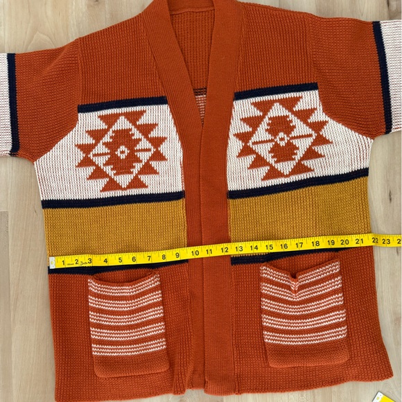 Vintage Southwestern belted cardigan - Picture 9 of 9